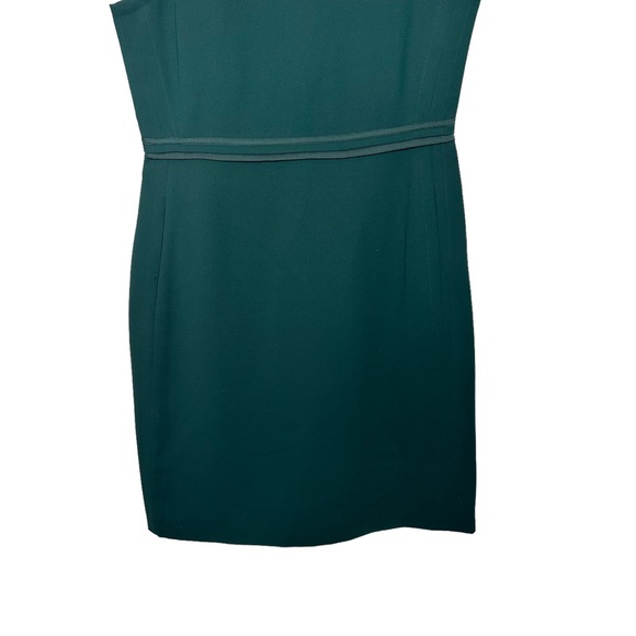 Donna Karan New York Piped Mini Dress in Emerald Green NEW - Picture 5 of 10